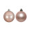 30 Blush Pink Christmas Tree Baubles Shatterproof 4