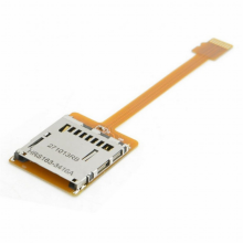 For Micro-SD TF Memory Card Kit Male to SD Female Extension Soft Flat