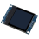 Tela de exibição do módulo OLED de 1,5 polegadas e 4 pinos SH1107 Drive IC 128x128 IIC 5