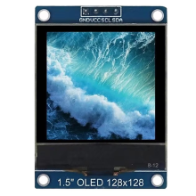 1,5 Zoll 4PIN OLED Modul-Bildschirm SH1107 Antrieb IC 128x128 IIC