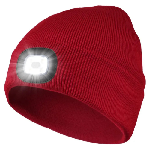 Unisex LED Beanie Hat Light Winter Flashlight Christmas Beanie E 1