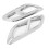 1 paire de capuchons argentés pour CLE C236 AMG‑Line 5