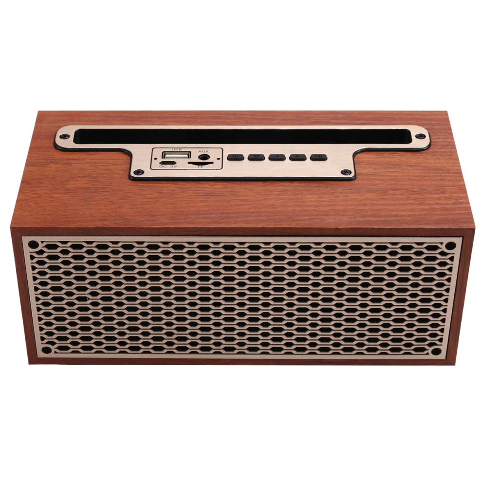 Retro Bluetooth Speaker Wireless Home Subwoofer Remote Sound 4713699839573