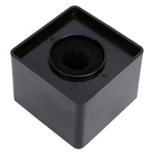 Support de microphone cubique en mousse ABS, support carré, drapeau