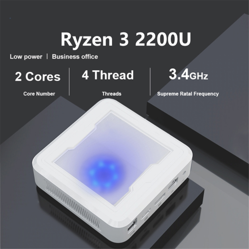 Για AMD Ryzen 3 2200U έως 65W Mini Gaming Computer, βύσμα EU 2