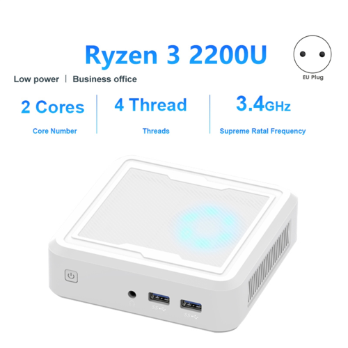 Για AMD Ryzen 3 2200U έως 65W Mini Gaming Computer, βύσμα EU 1