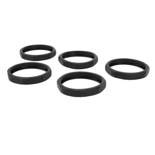 Set di 5 anelli rotondi in silicone antiscivolo per microfono 2