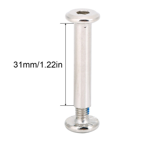 31mm Inline Skate Replacement Screws - 10pcs Wheel Axles Set 1