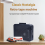 Lecteur de cassettes portable Radio AM/FM Options d'alimentation double 6