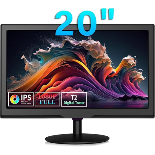 ZOSHING 20Inch LED TV with VESA Wall Mountable,-Digital DVB