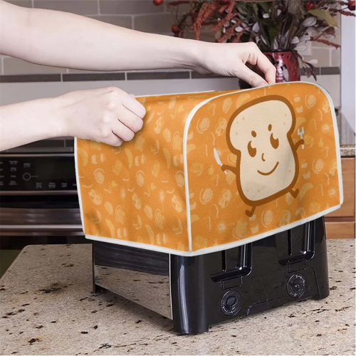 Toaster Protective Cover Cartoon Printing Bread Machine Dust Cover S 2
