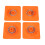 4Pcs 45cm Reflective Foldable Traffic Cones Waterproof Oxford Safety 16
