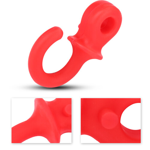 Red Rubber Compound Bow Shock Absorbers Set of 4 - High Performance 2