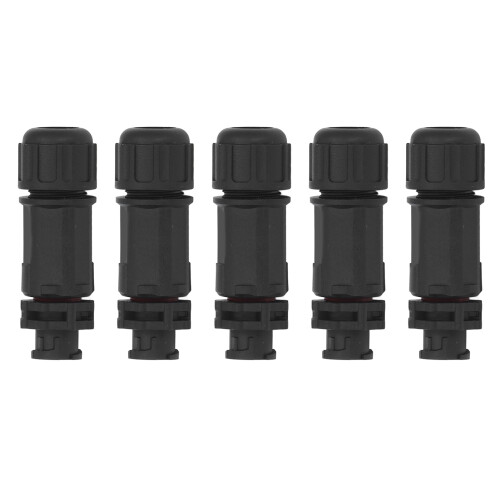 E7 5 piezas 4 pines IP67 7/16-28UNS Cable con conector 1