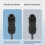 E7 5 piezas 4 pines IP67 7/16-28UNS Cable con conector 5