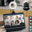 Lampada LED regolabile per selfie con clip per computer portatile 4