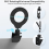 Lampada LED regolabile per selfie con clip per computer portatile 3