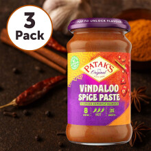 Patak's Vindaloo Curry Paste 283g (Pack of 3)