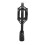 Soporte de choque universal para micrófono de ABS negro 42-46mm 12