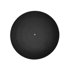 12 inch anti-vibratie siliconen pad voor LP platenspeler, antislip zwart