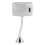 Bathroom Wall Mounted Sensor Urinal Flush Valve Touchless 6V DC Power 15