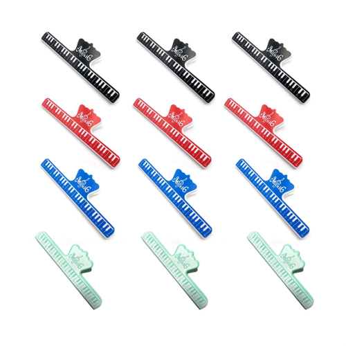 Clip universal para partituras de piano (12 piezas) 1