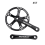 Bicycle Square Hole Crankset Speed Folding Crankset Black 2