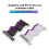 Γραμμή επέκτασης κάρτας γραφικών PCIE4.0 Ρότορας X16 Ρότορας 16X Λευκό 4