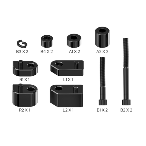 Motorcycle Foot Extension Bracket Kit Driver Floorboard Extension Kit 1