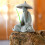 Mini statue de pêcheur S - décor d'aquarium en grès 1