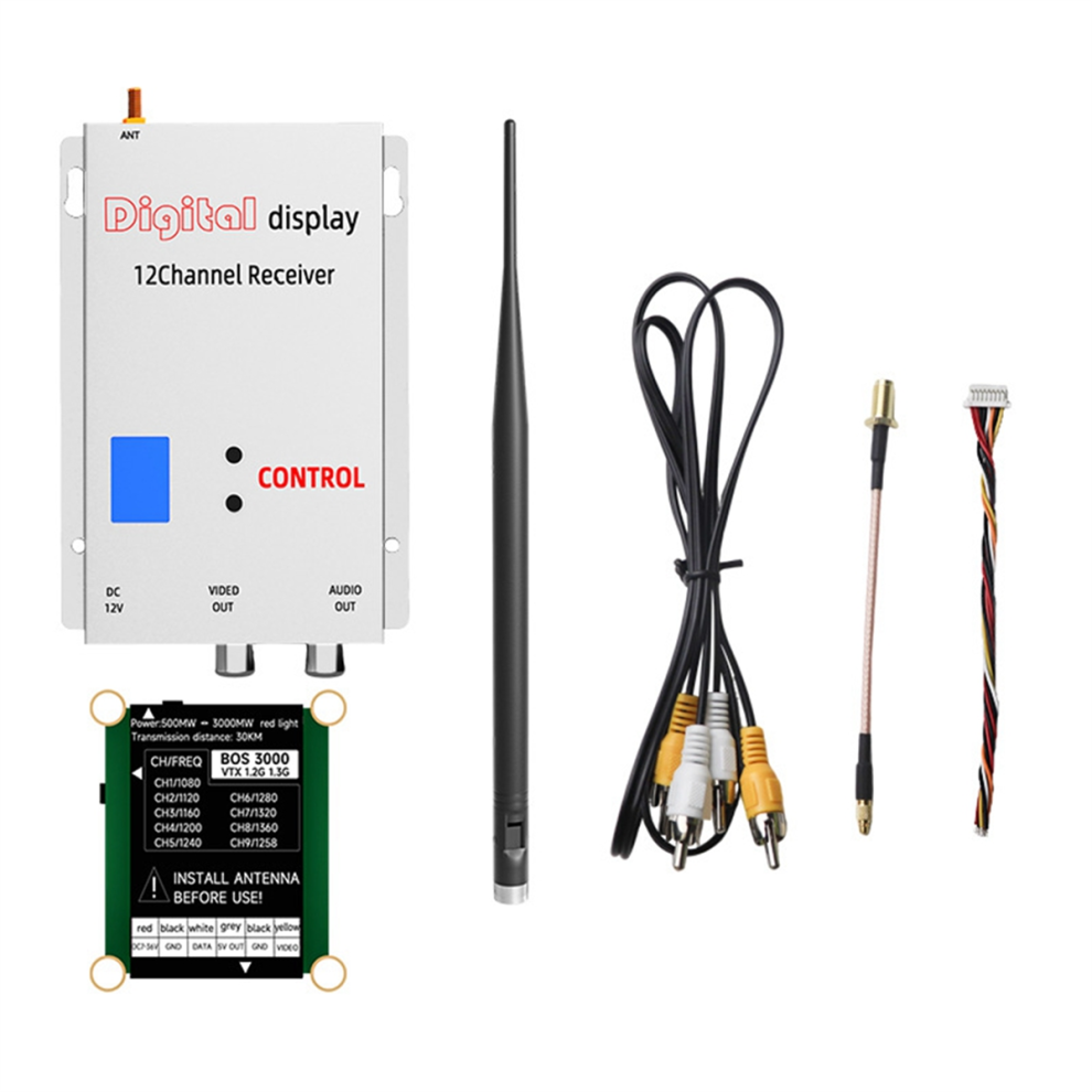 1.2G 1.3G 3W Vtx+1.2G Fpv Vrx Fpv Video Transmitter For Fpv Rc Drone 4713699879456