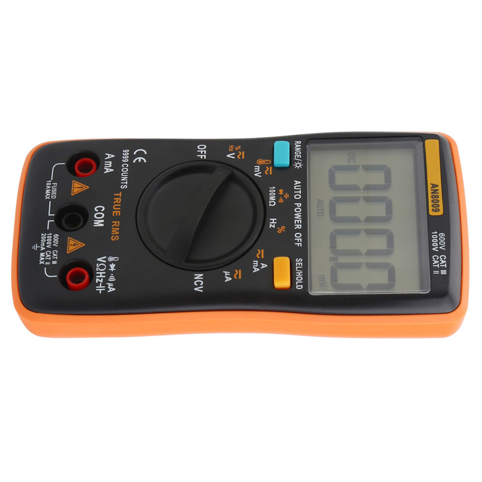 Versatile Aneng An8009 Auto Range Multimeter For Ac/Dc Voltage Measurements 7661334423922