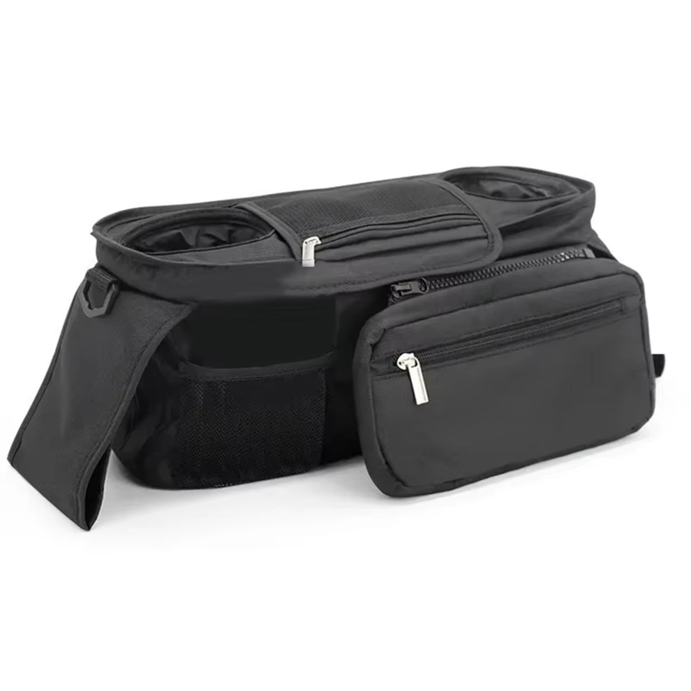 Universal Baby & Pet Stroller Organizer with Insulated Cup Holder