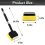 Brosse pour gril d'extérieur pour tous types de grils 5