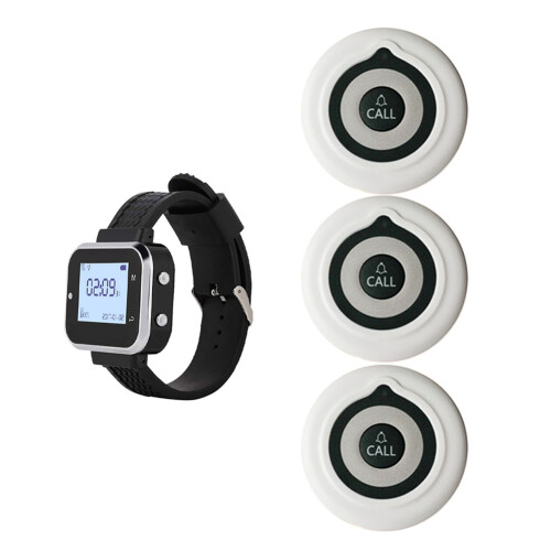 Wireless Watch Calling System for Restaurant Hotel Cafe Bar UK Plug