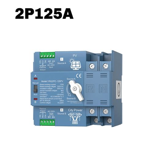 ATS Dual Power Automatic Transfer Switch Inverter solare, D 1