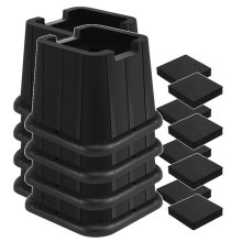 Bed Risers Heavy Duty, Adjustable Furniture Risers for Bed Set of 8