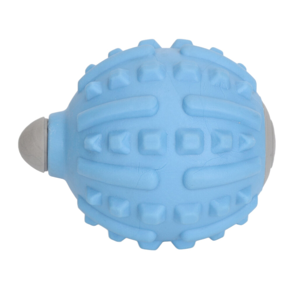 Blue Electric Fascia Massage Ball With Replace Head, Tpr Vibrating Trigger Point Therapy