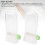 2pcs Large Herb Preserver with Lid - Keep Cilantro & Mint Fresh Longer 11