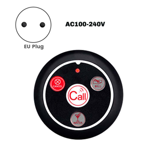 Cafe Waiter Service Buzzer 15 Table Call Button Transmitter EU Plug 2