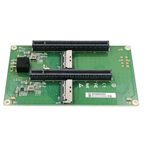 Διπλή κάρτα ανύψωσης MCIO 8I σε 2* υποδοχή PCIe5.0 x16