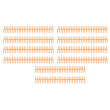 10 pièces 19 mm 30R dosses de reliure orange 150 feuilles