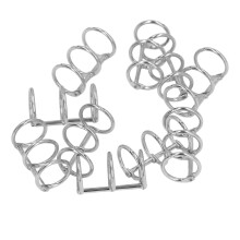 3-Ring-Metallordner, 19 mm, Edelstahl, 150 Stück