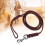 Pet Dog Lead Leash 2.1m Cowhide Leather Control & Training Rope 12
