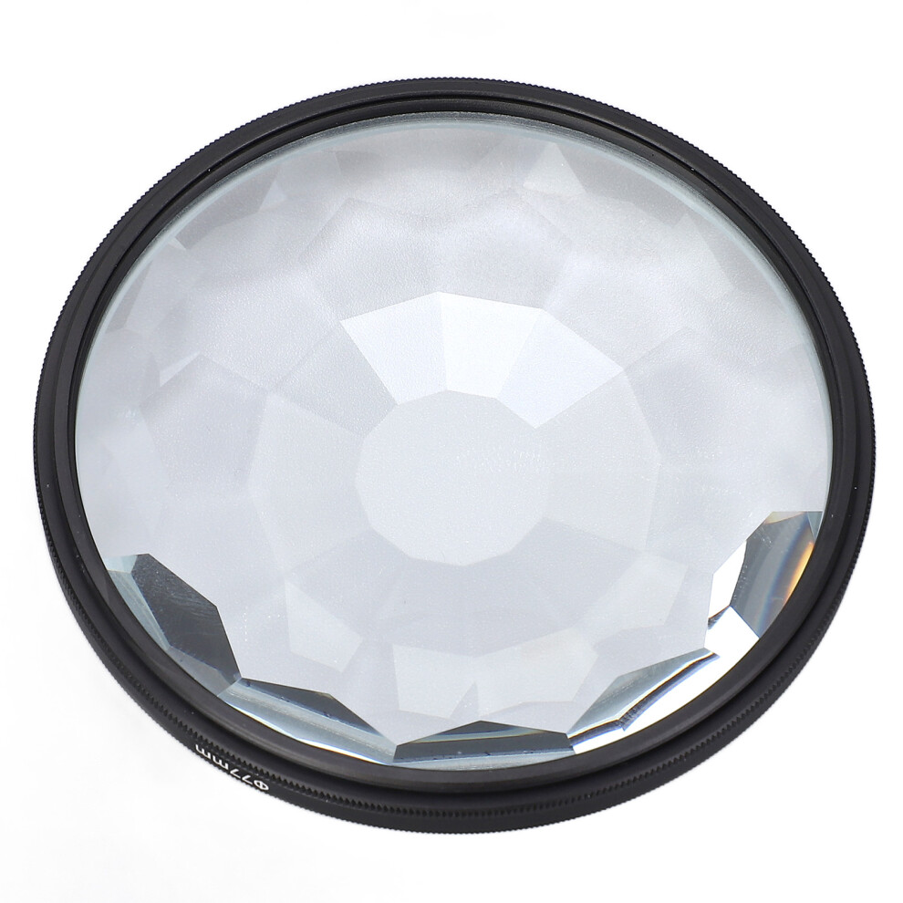 77Mm Kaleidoscope Prism Camera Filter Optical Glass Special Effect Accessory 8711334430334