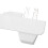 Adaptateur de bidet ultra-mince - ABS, double buse 10