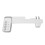 Adaptateur de bidet ultra-mince - ABS, double buse 15