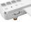 Adaptateur de bidet ultra-mince - ABS, double buse 6