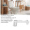 Adaptateur de bidet ultra-mince - ABS, double buse 4