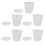 5 pezzi di vasi per orchidee - plastica trasparente, 140 mm/5,5 in 2